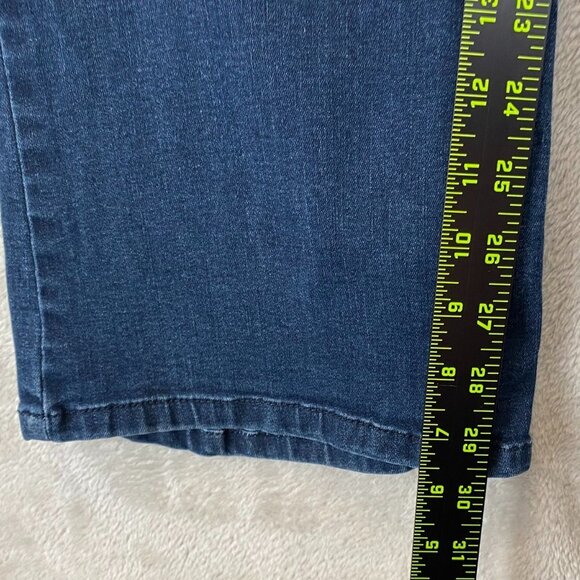 Democracy Womens Jeans Size 16 Ab Technology Stretch Bootcut Blue Denim Casual - Picture 5 of 13